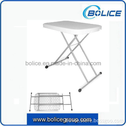 2ft Portable Adjustable Personal Rectangle HDPE Fold Table